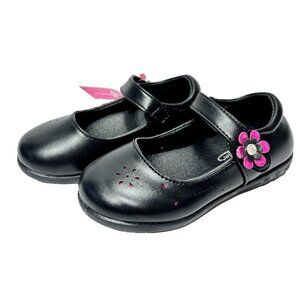 Girl's Toddler Size 8 Black Mary Jane Shoes, School Uniform 8US Toddler Shoes